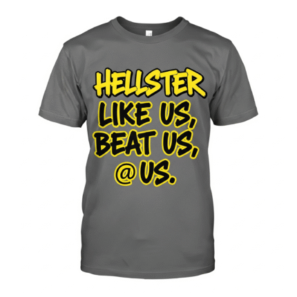 Like us, Beat us, @ us T-shirt