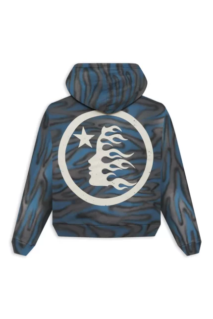 Hellstar Classic Logo Airbrush Zip-Up Grey
