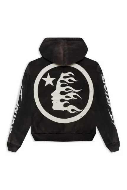 Hellstar Logo Zip-Up – Black