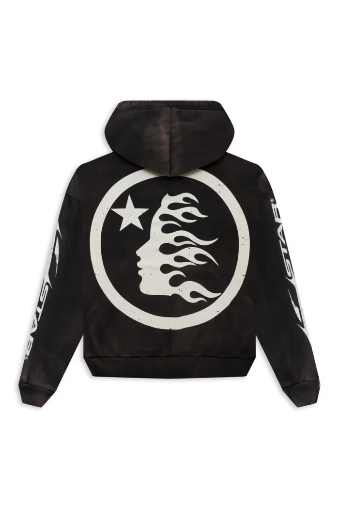 Hellstar Logo Zip-Up – Black