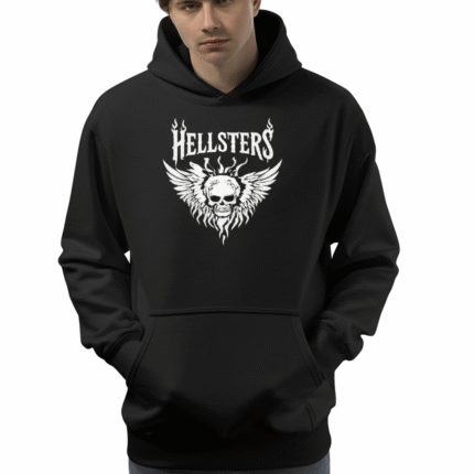 hellstar hoodie black
