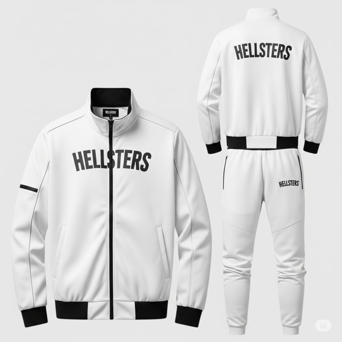 hell star tracksuits White