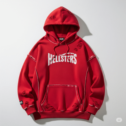 hellstar hoodie red