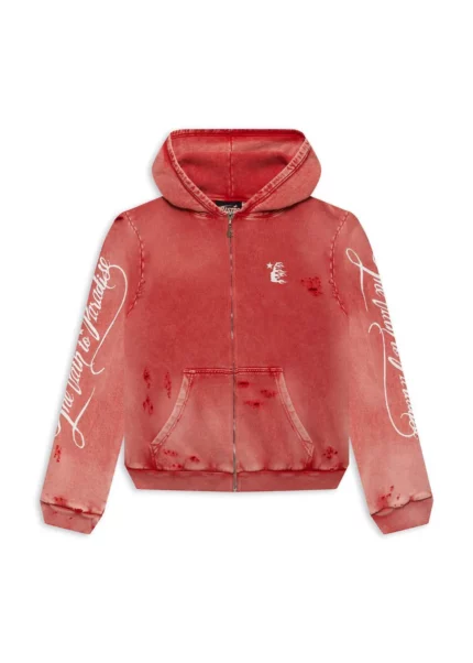 Hellstar Path To Paradise Zip-Up – Red