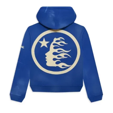 Blue Hellstar No Guts No Glory Hoodie