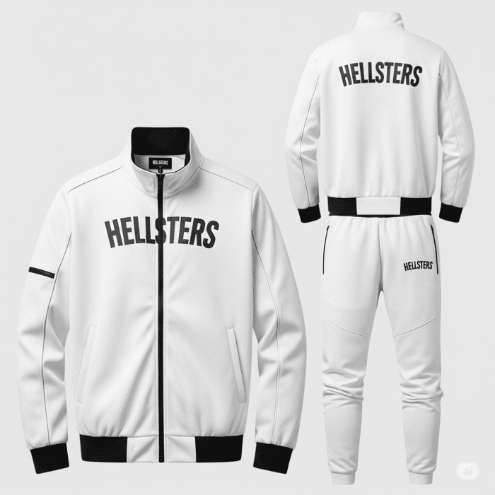 hell star tracksuits White